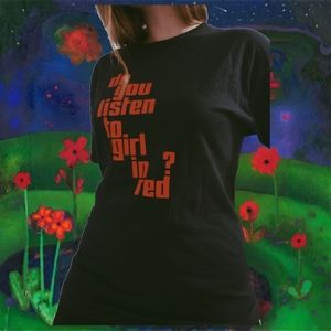 [SOLD] GIRL IN RED ♥️♥️ OFFICIAL MERCH tee